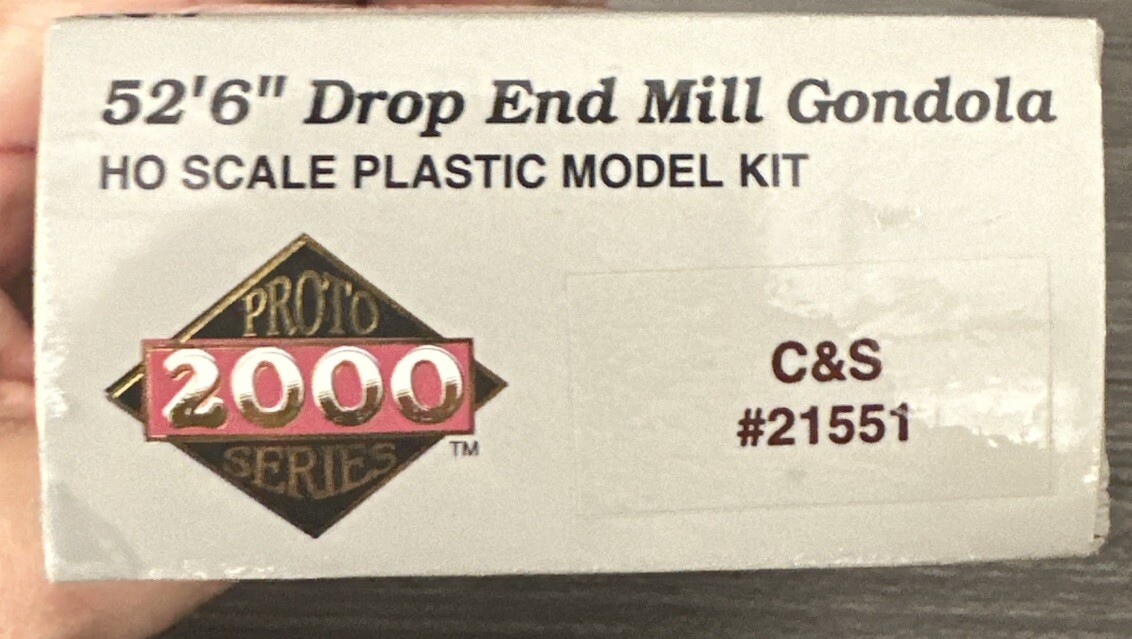Proto 2000 HO Kit #21551 52’6” Drop End Mill Gondola C&S NIB