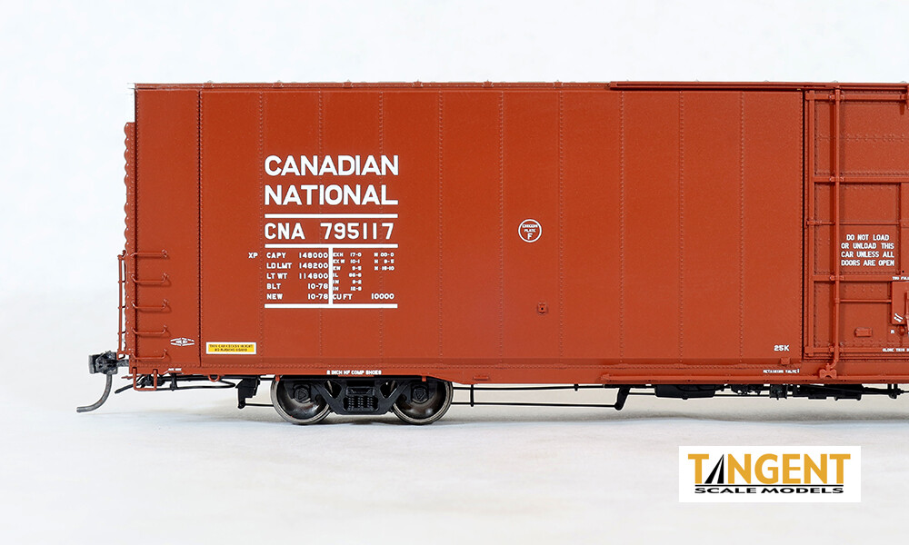 TANGENT HO Greenville 86′ Double Plug Door Box Car 25039 CN ‘Delivery 10-1978’