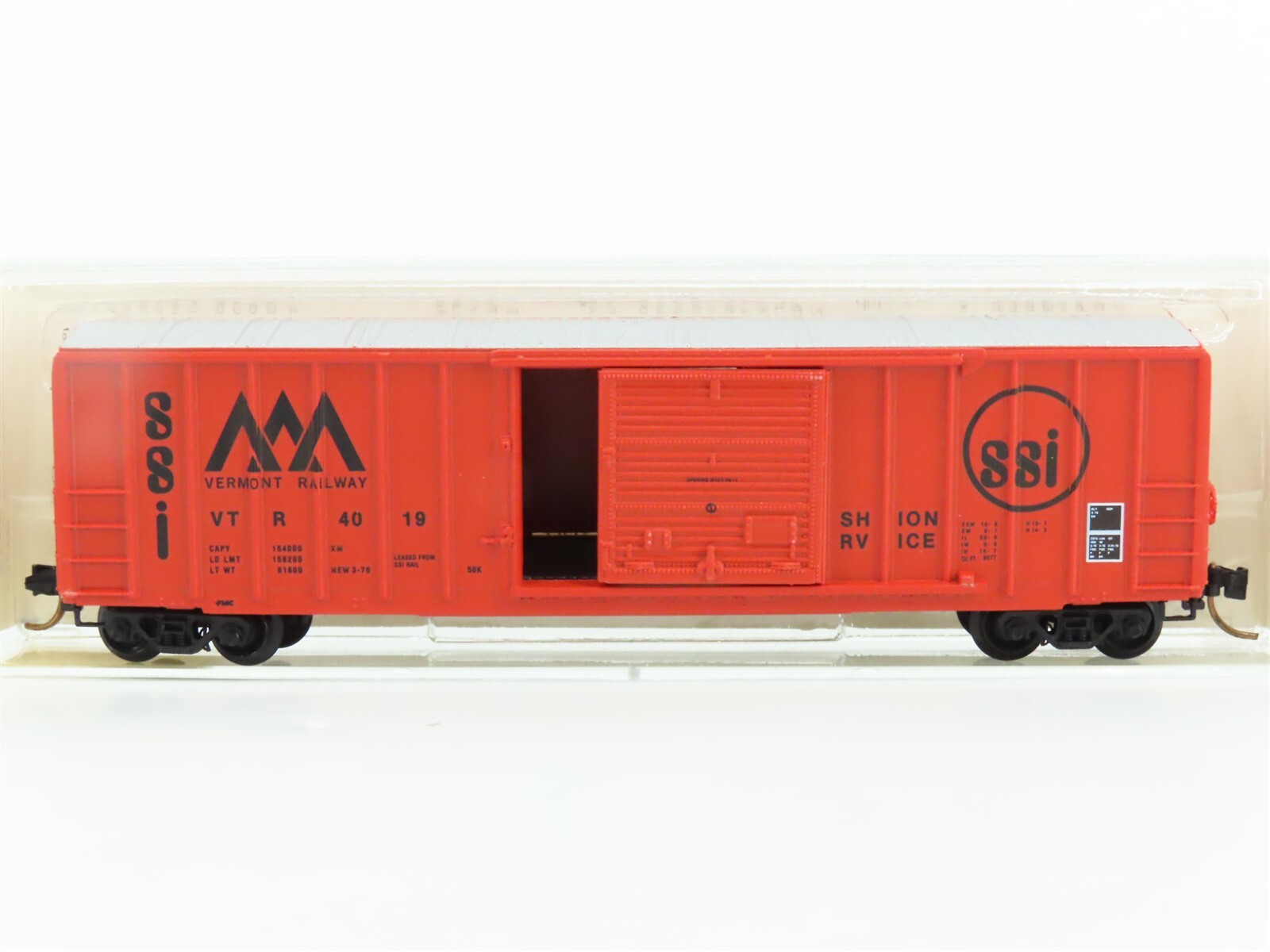 N Scale Kadee Micro-Trains MTL 25220 VTR Vermont Railways 50′ Box Car #4019