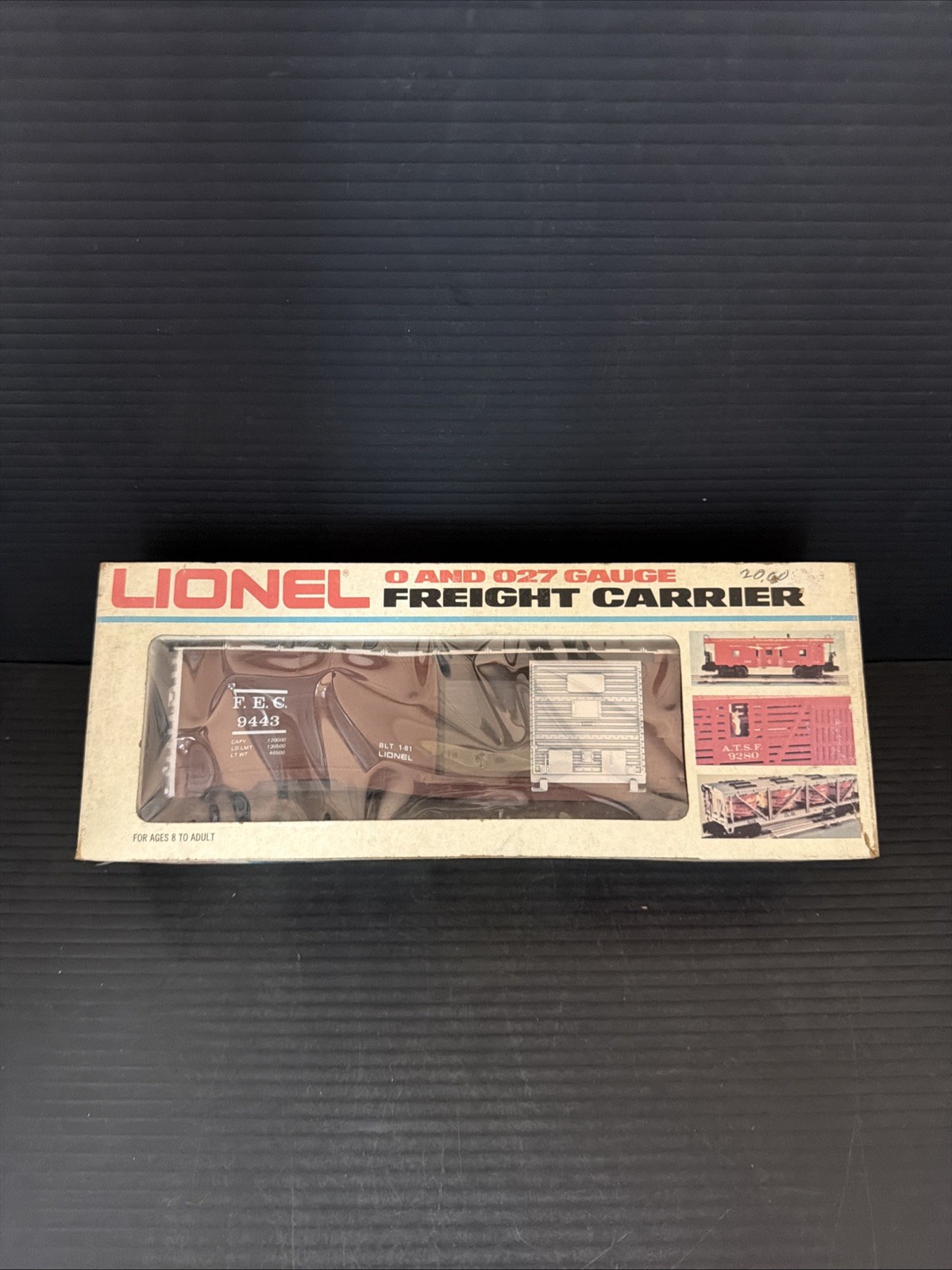 Lionel East Coast Railway Box Car 6-9443 Box Car As Is