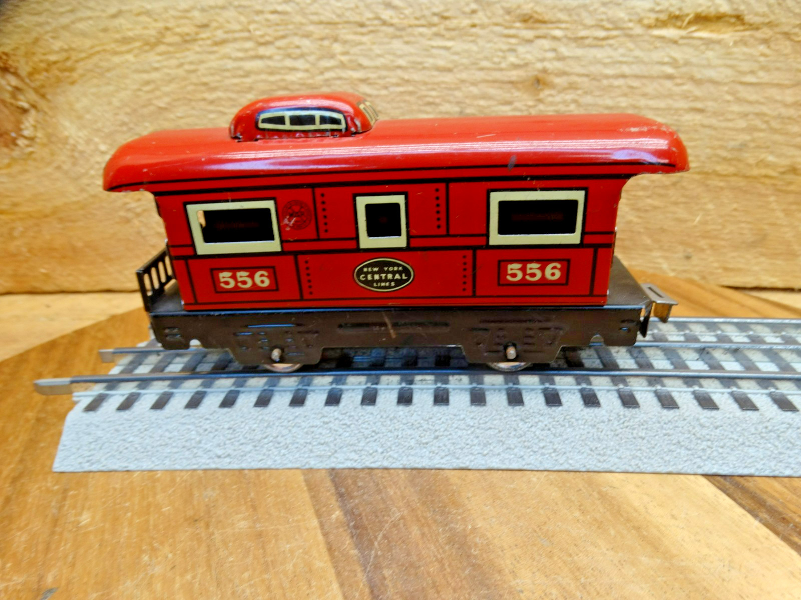MARX 027 Gauge Mid-Century Pressed Steel New York Central System Cupula Caboose