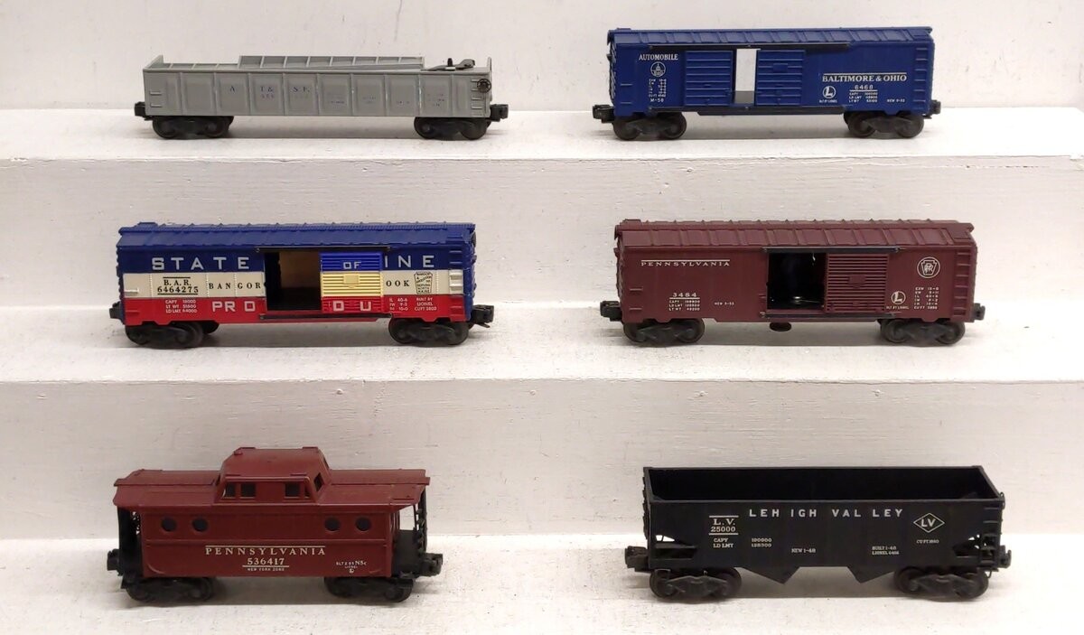 Assorted Vintage Lionel O Scale Freight Cars [6] #6464275 #536217 #3484 #25000