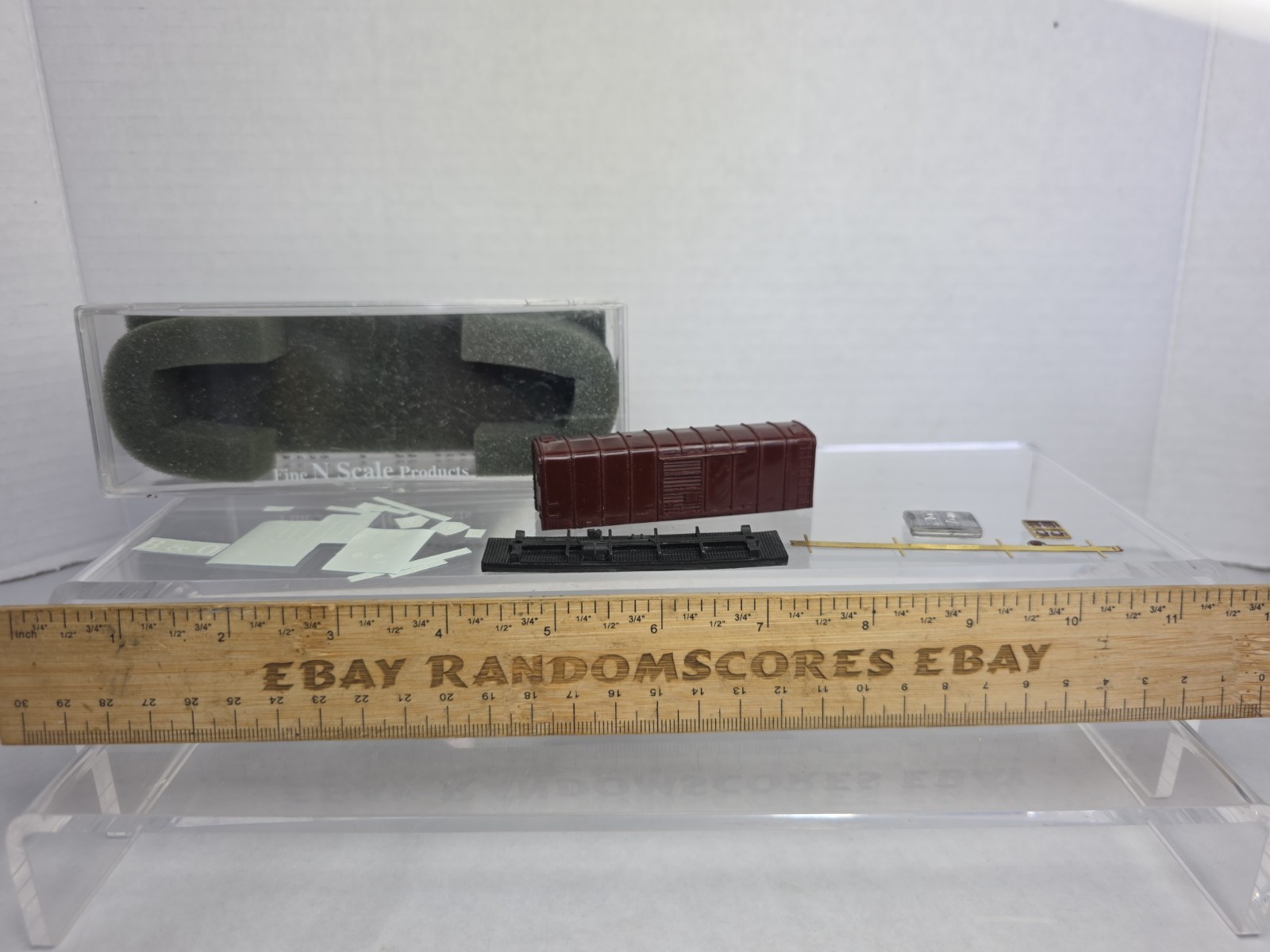 Started Fine N Scale Products FNR-2011 B&O Big Letter Wagontop Boxcar Resin Kit