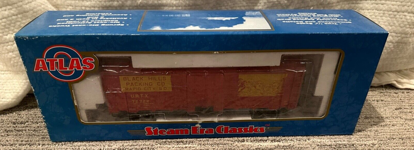 Atlas “O” 40′ Re-Built Wood Reefer Car, Item #9158-2, Silver Edge #411, 2 Rail