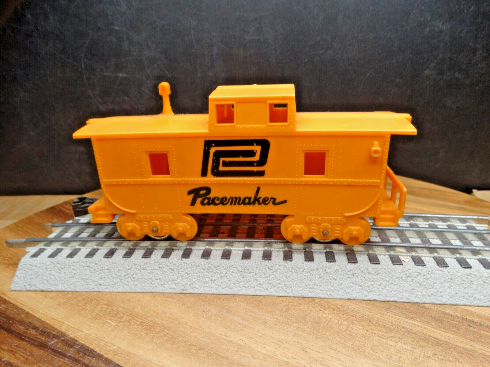 MARX O/O27 Gauge Penn Central Pacemaker Orange & Black Cupula Caboose