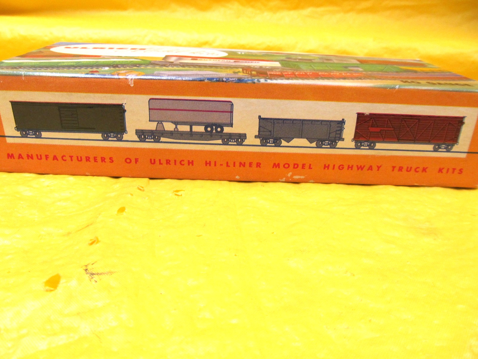 Vintage ULRICH HO No. 105 Track Cleaning Car Kit – Partially Built