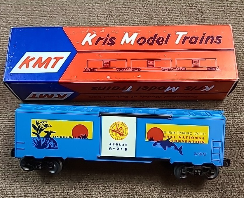 KMT – KRIS – TTOS 1981 National Convention San Diego Box Car O Gauge Lionel
