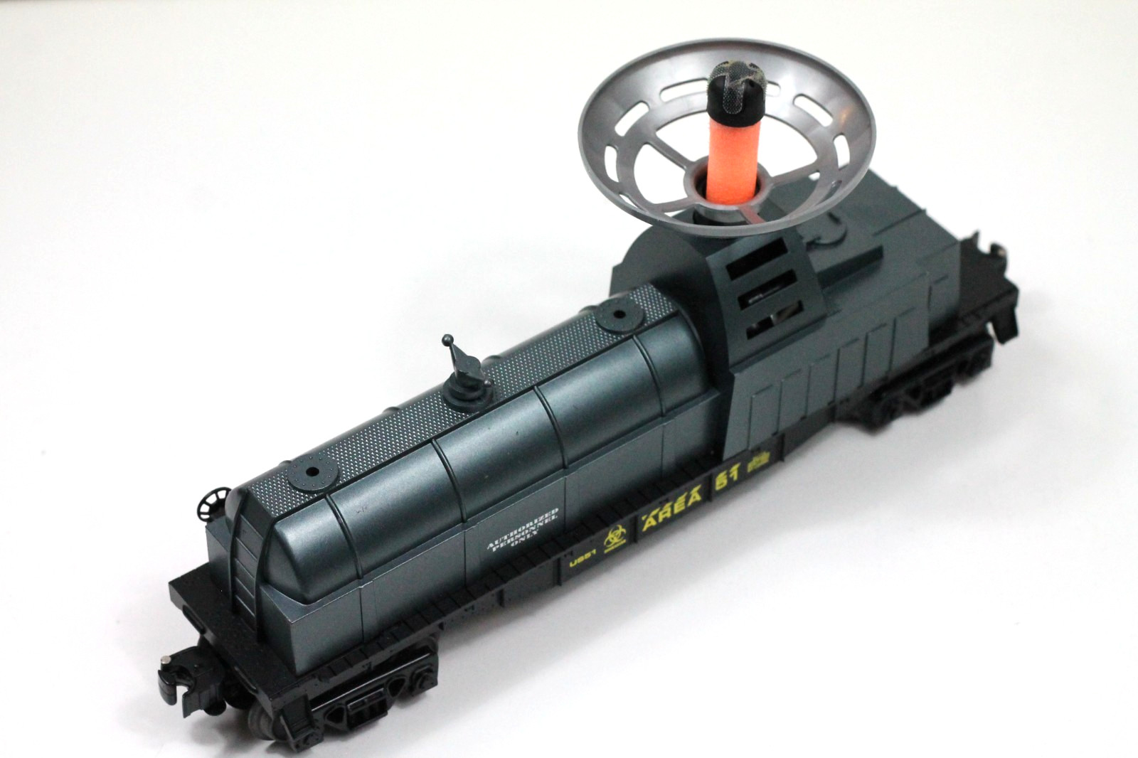 Lionel 6-36715 UFO Area 51 Balloon Launching Target Car NO BALLOONS READ! /963