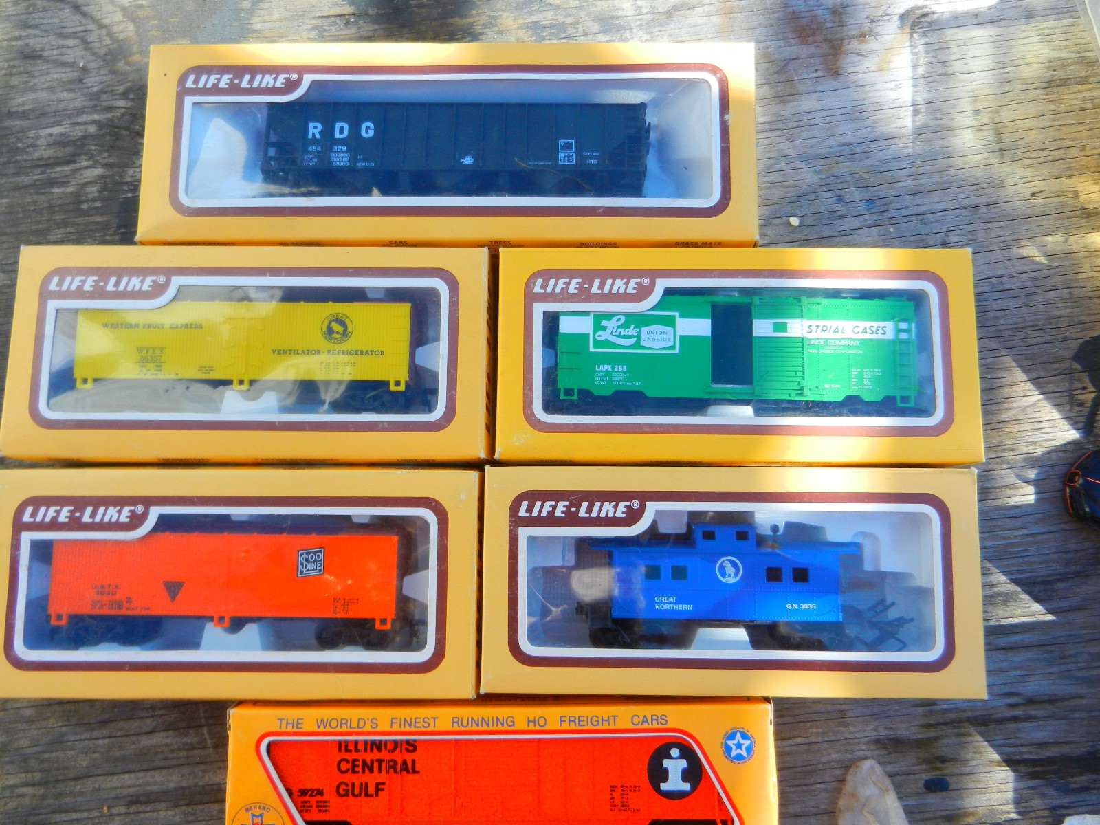 Lot of 5 Life-Like Bev/Bel G.N. Soo Line, Western Ex. HO Freight Cars Box Cars+