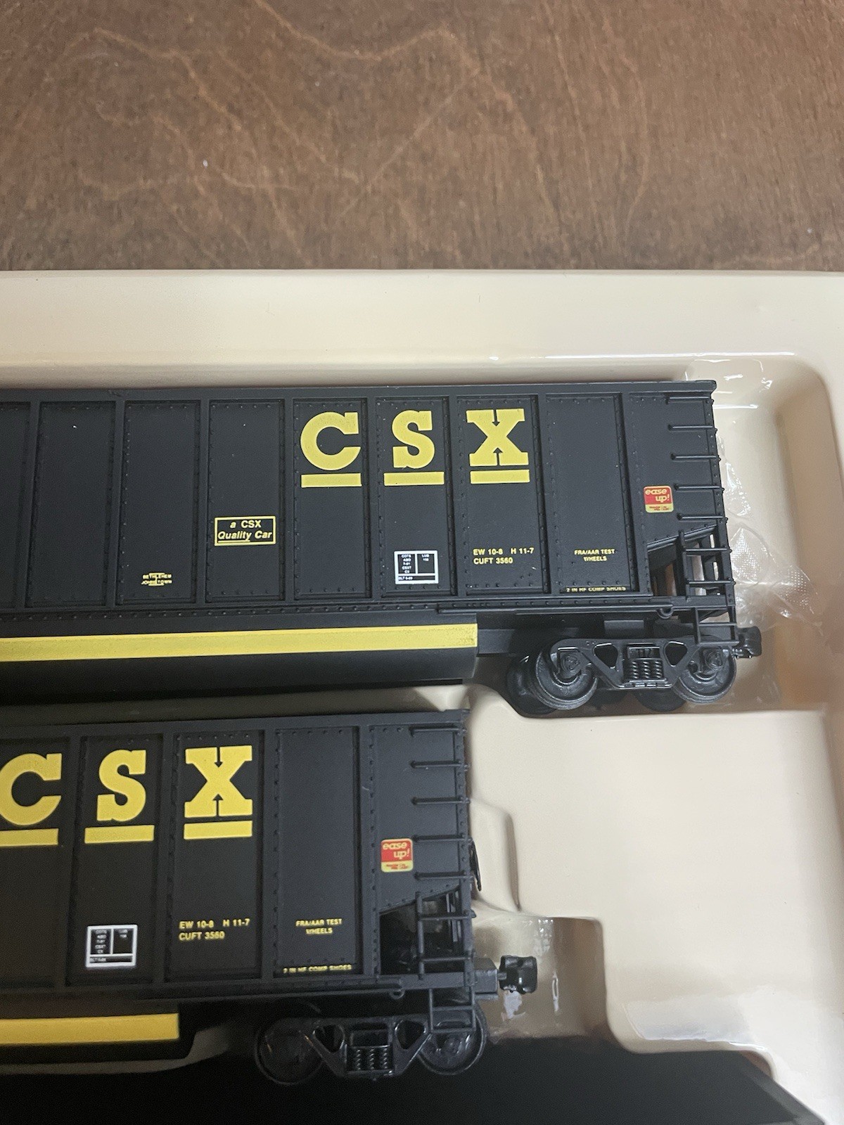 Walthers 932-5302 CSXT 6 Car Grain Hoppers PREOWNED