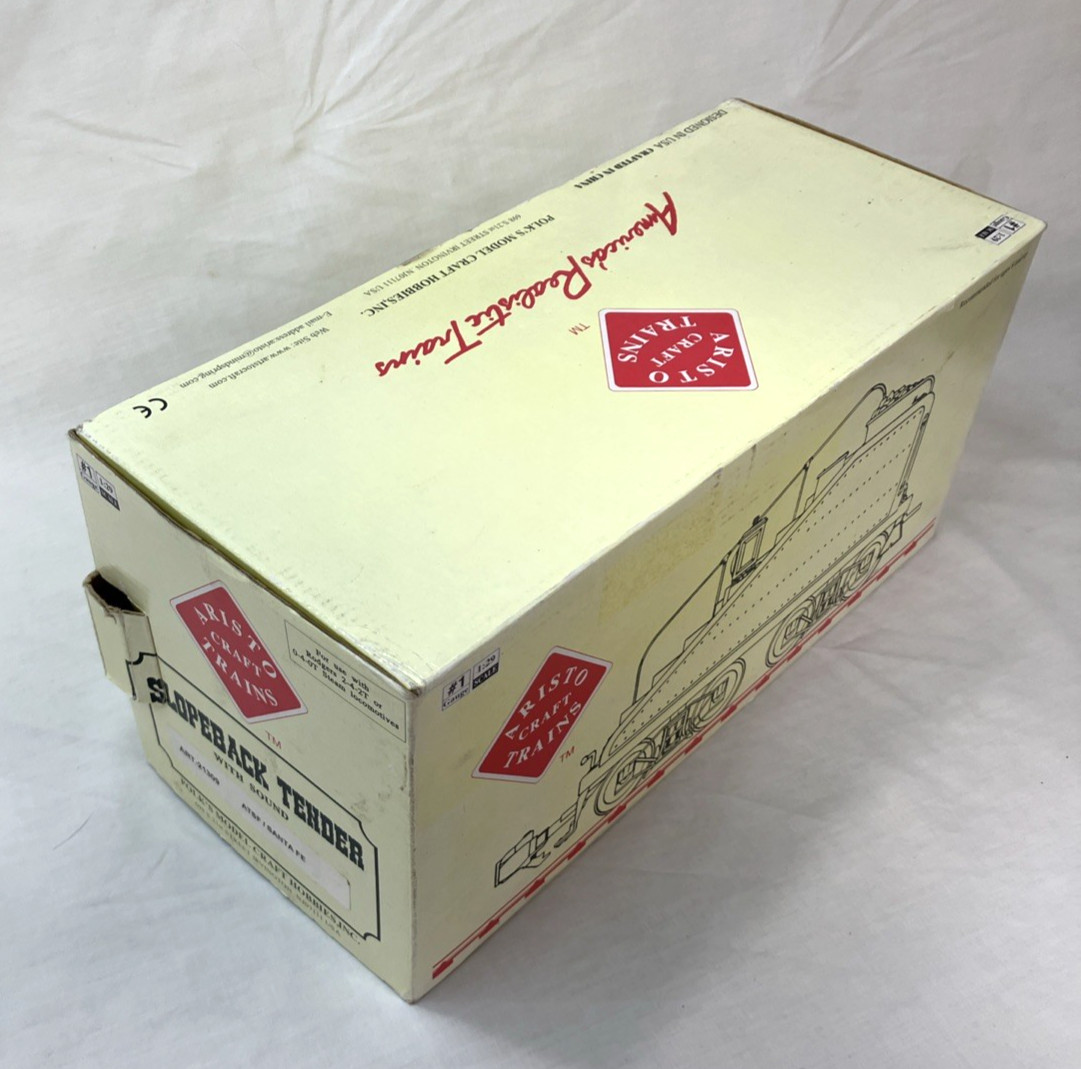 Aristo-Craft Trains ART-21309 ATSF Santa Fe Slopeback Tender w/ Box – as is