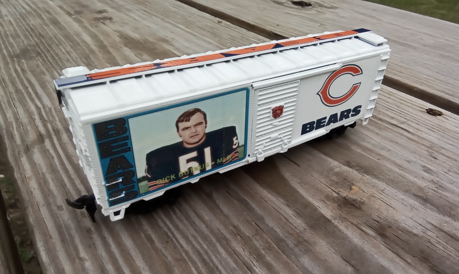 MLB NHL NFL NBA PGA PLAYER HO scale train boxcar athearn custom train BOXCAR