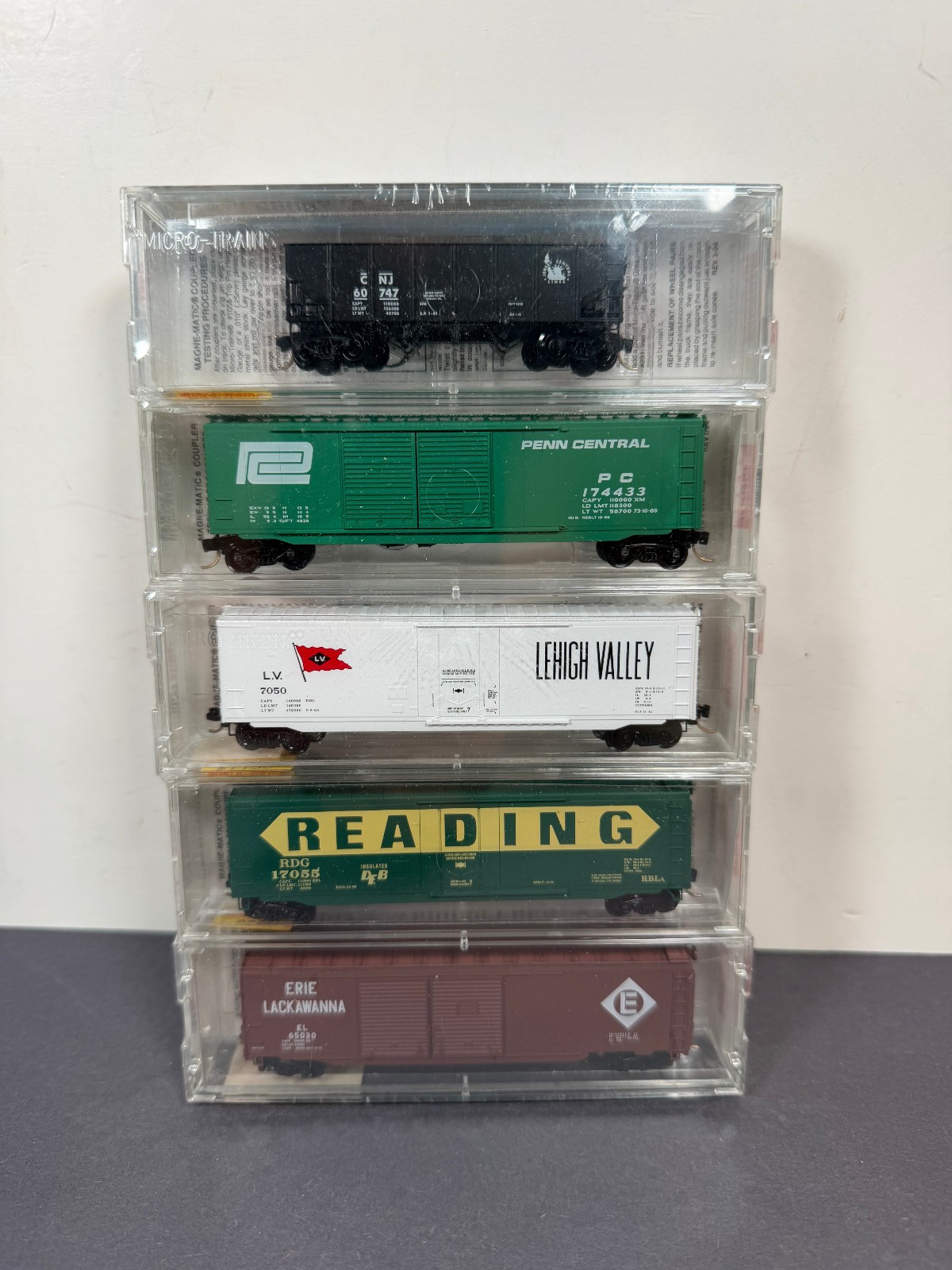 Micro Trains N Scale 78052 CONRAIL Merger Of April 1976 Set 5 Pack