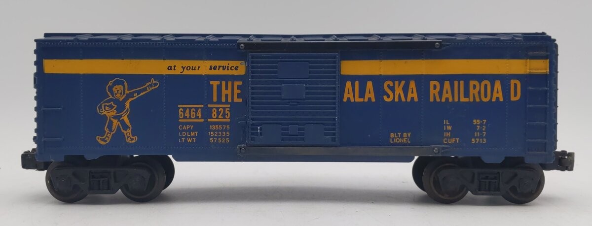 Lionel 6464-825 Vintage O Alaska Boxcar – Type III