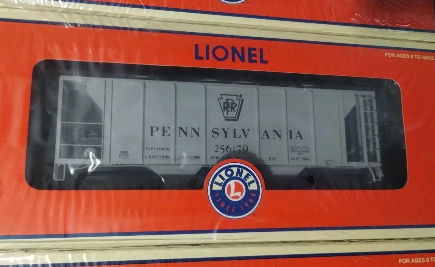 Lionel PS-2 2 BAY COVERED HOPPER CARS PENNSYLVANIA RR 3 PACK 6-11881 23922118813