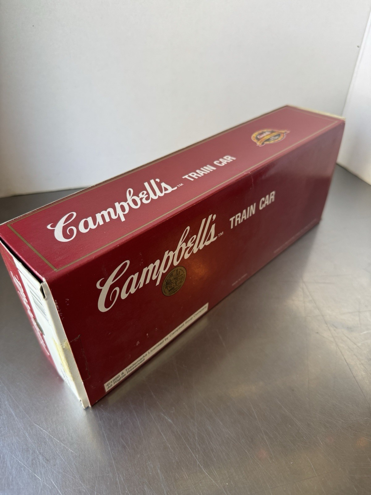 K-Line Campbells Soup Vat Car K675401 125th Anniversary O Gauge 1996 Top Doors