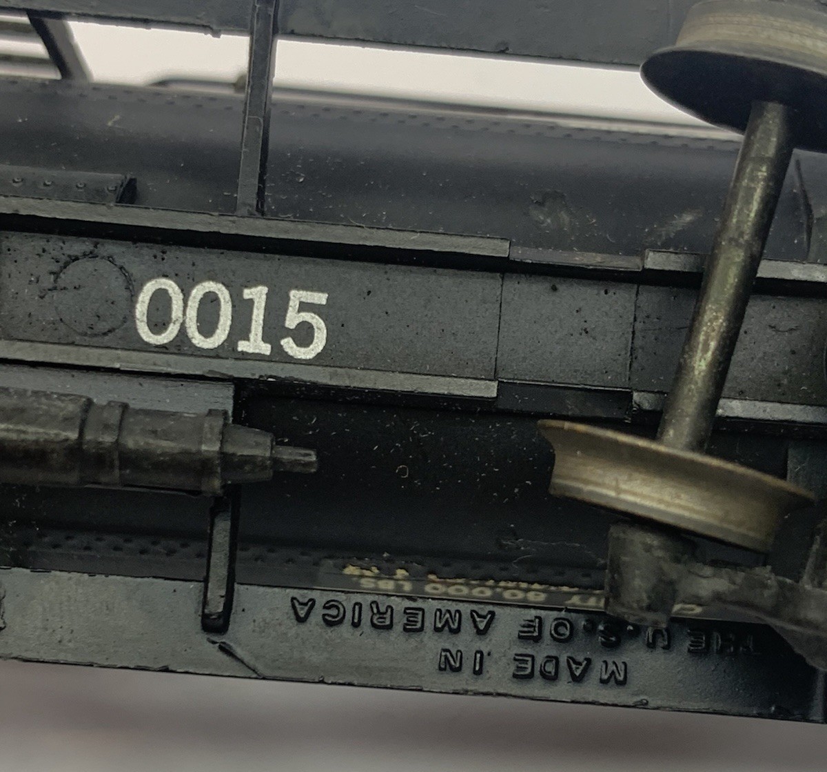 Lionel Prewar 0015 3 Rail Super Detail Black Shell Tanker 1938-1942 SEPX 8126