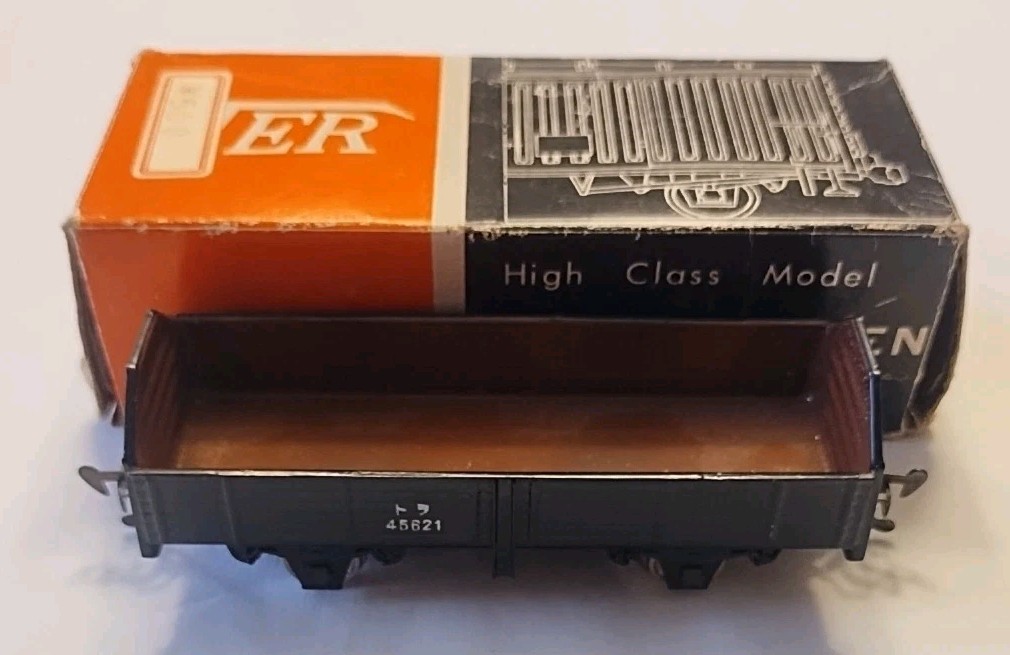 HO Scale Endo Shoten Co. Japan Freight Car – JNR Gondola Wagon 45621 W/ BOX