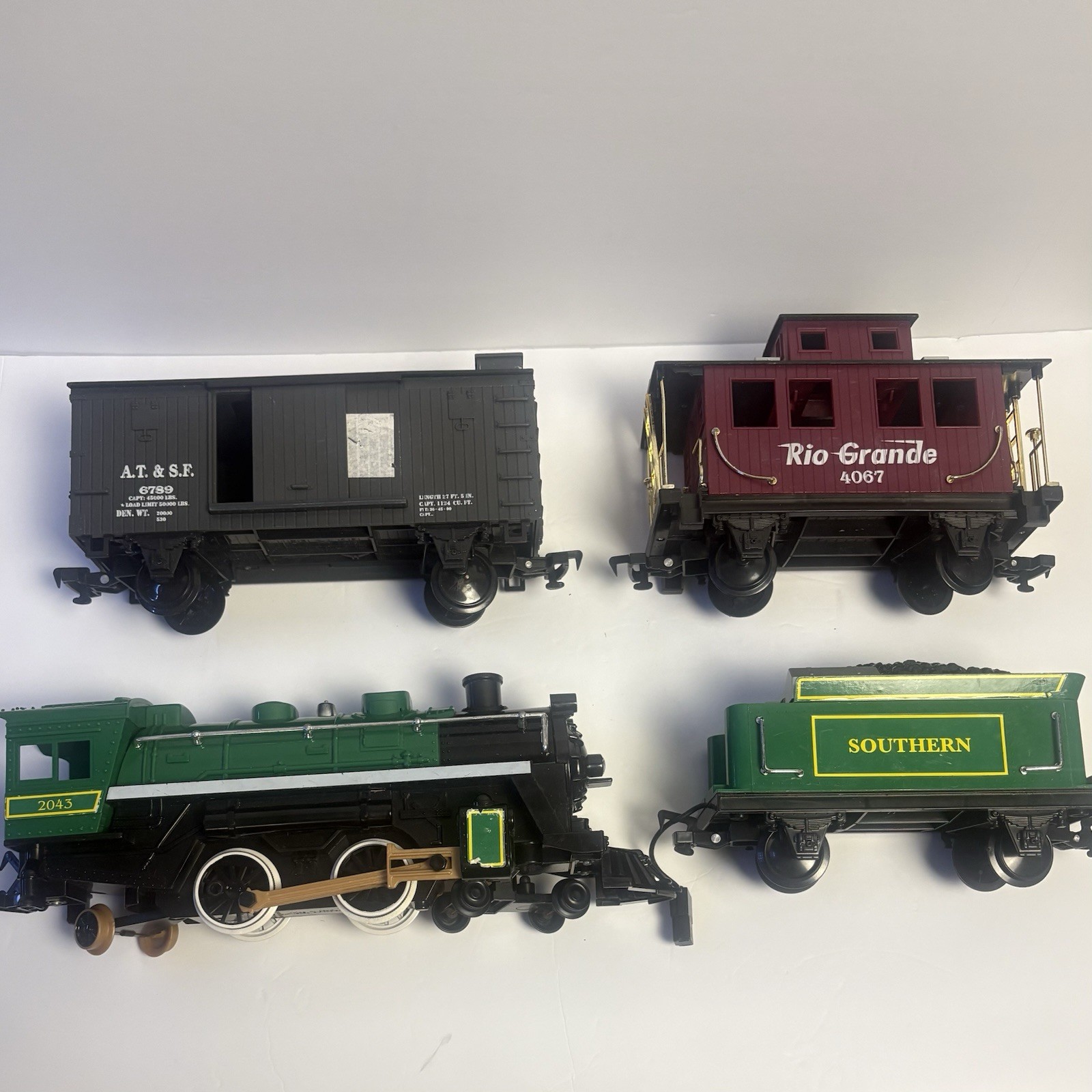 Scientific Toys Ltd G Gauge Train Set Southern 2043 Rio Grande Caboose Tested