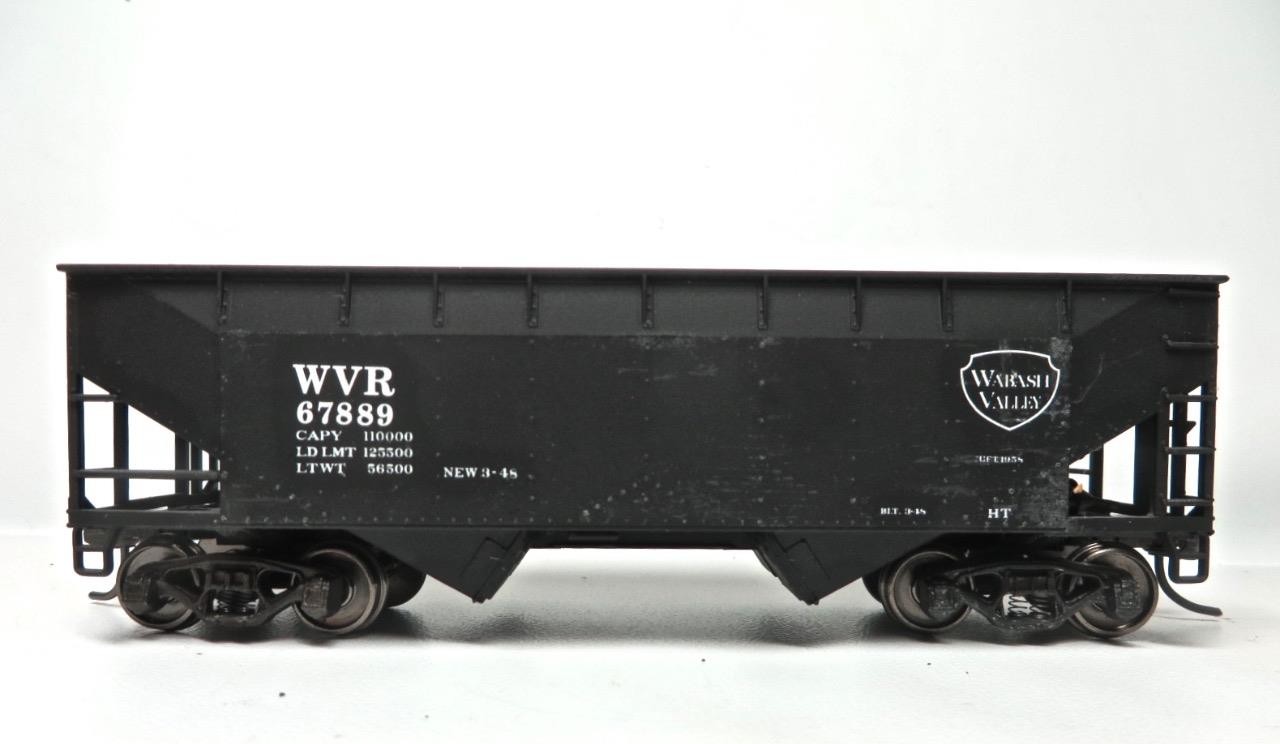 HO 4 Different Types of Kadee Wabash Valley Coal Hoppers Different Car Numbers