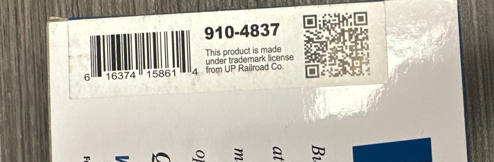 Walthers MainLine HO 910-4837 72’ Centerbeam Flatcar Union Pacific NIB
