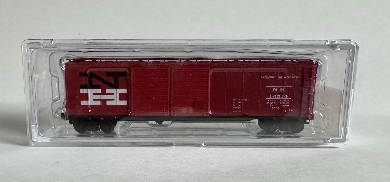 Intermountain N Scale 65614-12 50′ AAR Standard DD Boxcar New Haven NH #40514