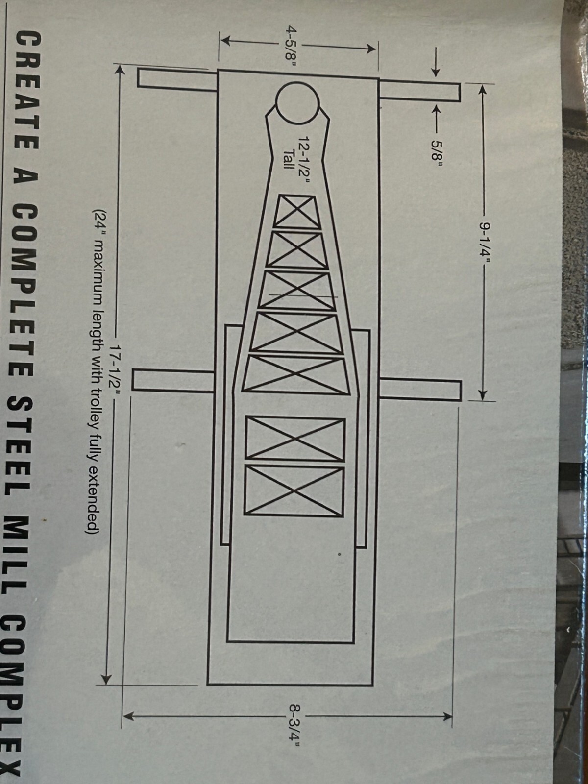 HULETT UNLOADER – ASHLAND IRON & STEEL HO Scale PLASTIC KIT 933-2966 KIT NEW OOP