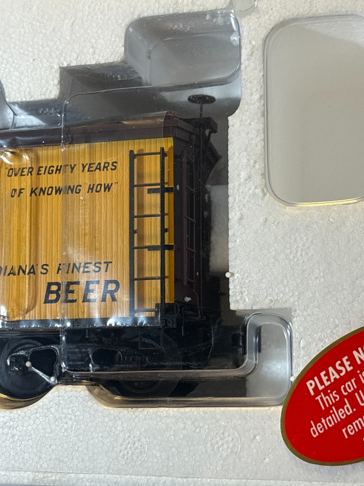 Atlas “O” 40′ Woodside Refrigerator Car 6734-2 Silver Edge Beer #1002 3 Rail NEW