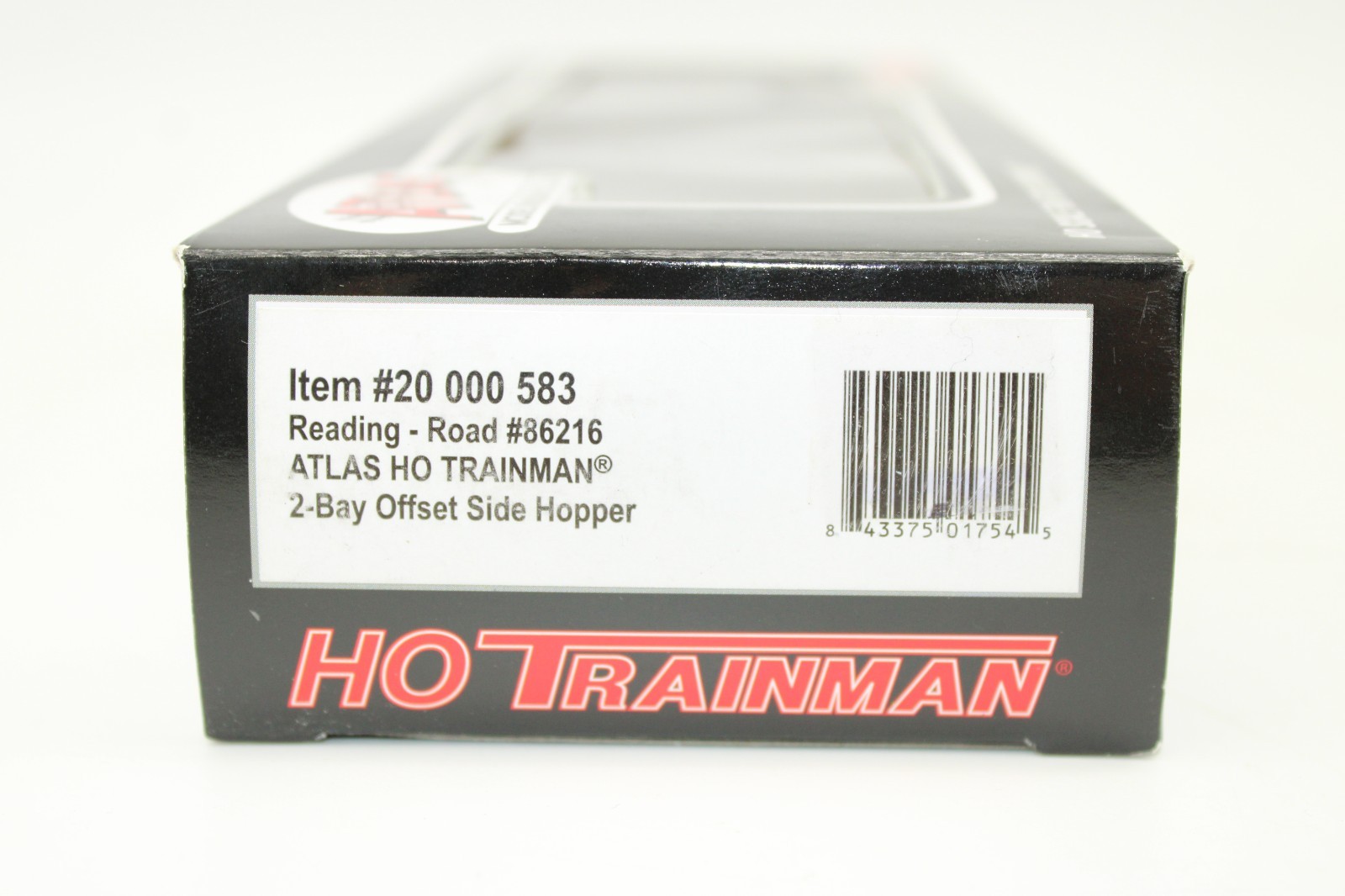 Atlas HO Scale RDG Reading 2 Bay Offset Side Hopper Car w/ Coal Load NOS Sealed