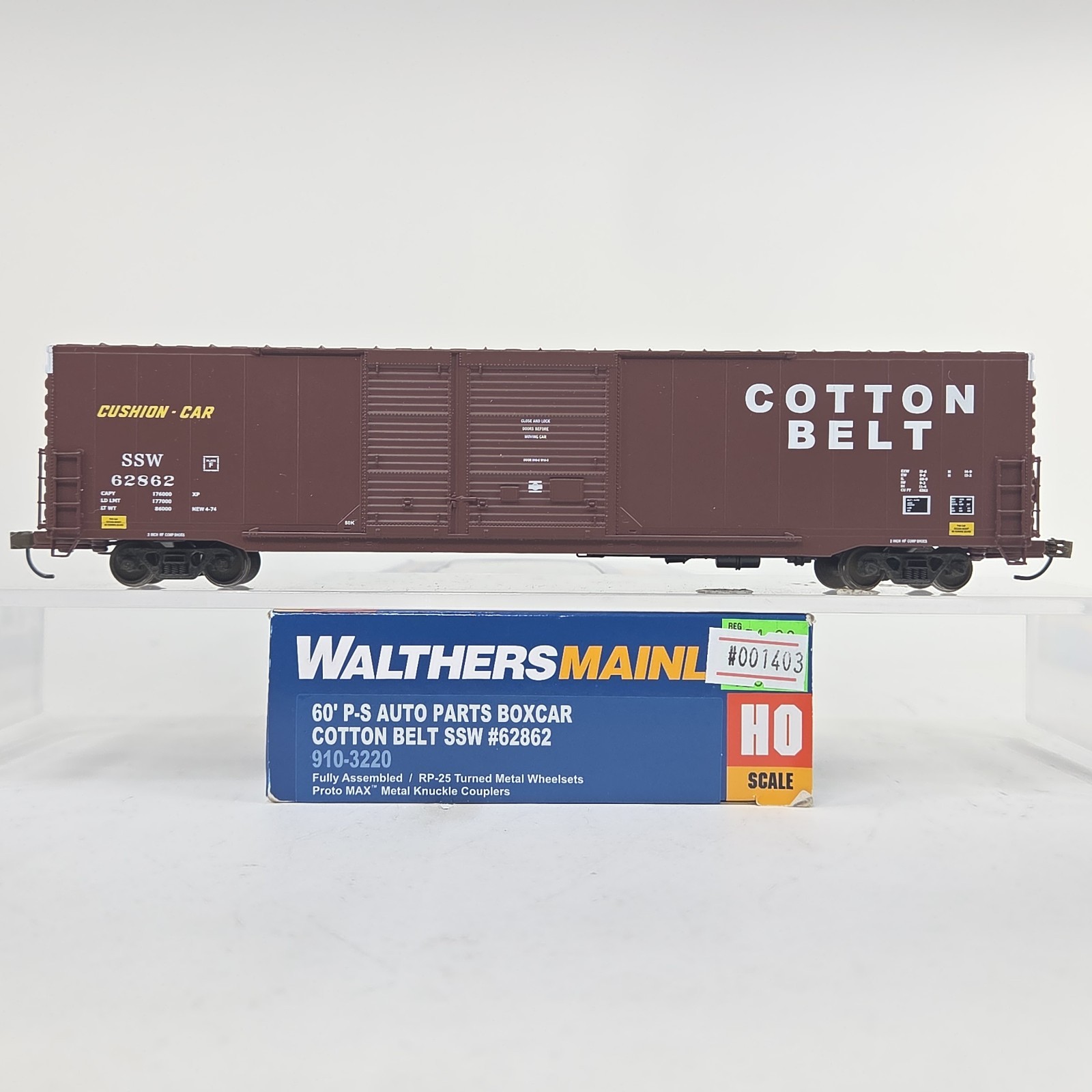 Walthers Mainline SSW #62862 Cushion-Car Cotton Belt 60′ PS Boxcar