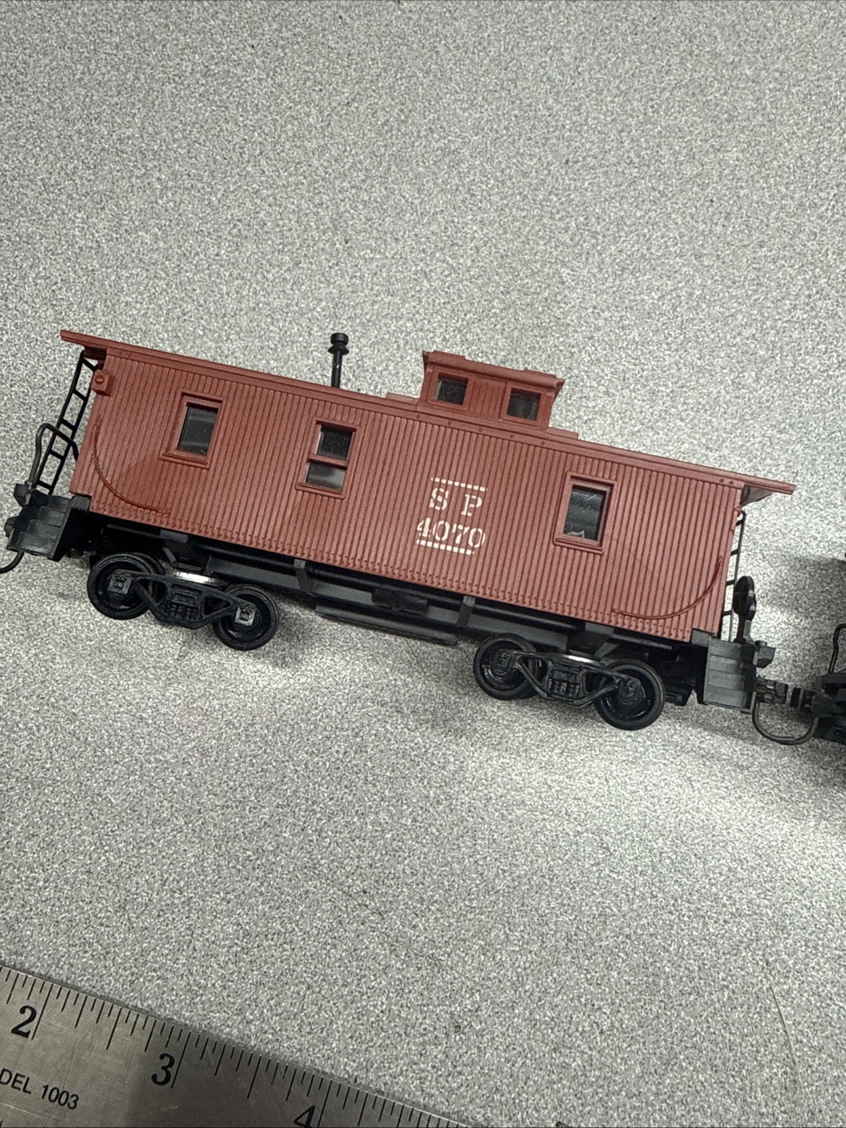 Two 1956 Revelle Caboose Santa Fe & Southern Pacific Look Closely Pretty Nice