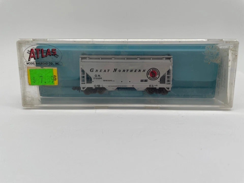 Atlas Model Railroad 3904 ACF 2 Bay Centerflow Great Northern GN173858