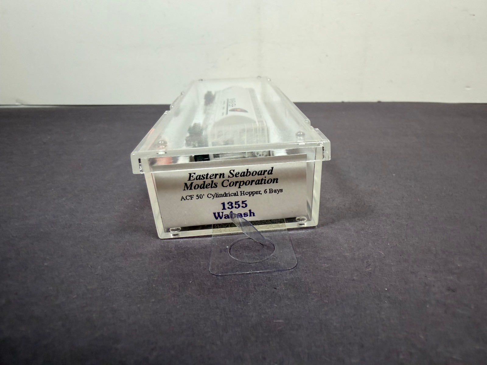 Eastern Seaboard Models N Scale Train 1355 Cylindrical Hopper WABASH WAB 33049