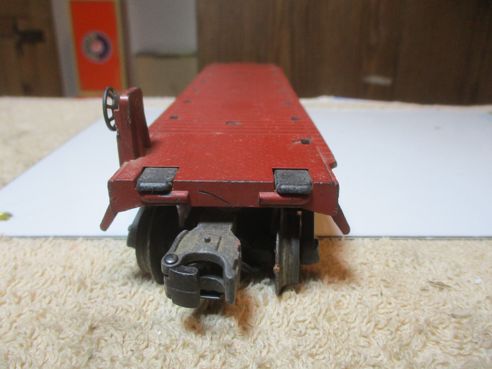 Postwar Lionel No. 6511 Heavy-Duty Flat Car (No Load) 1953-56 Lionel #3460