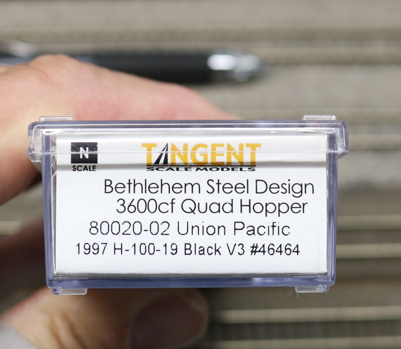 Tangent Scale Models N Scale Bethlehem Quad Hopper UP 1997 Scheme #46464