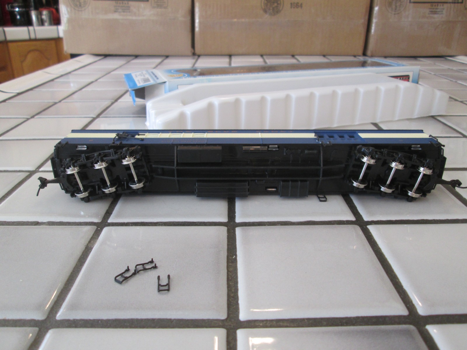 IHC CENTRAL OF NEW JERSEY BLUE COMET PASSENGER BPO CAR HO SCALE
