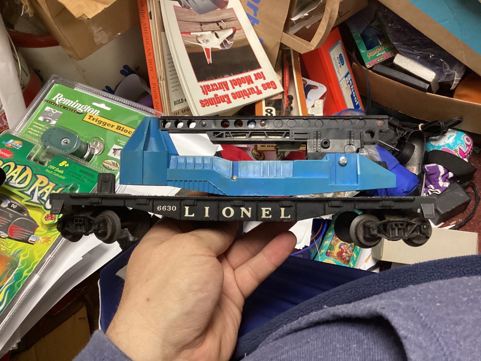 Vtg Lionel O Gauge Missile Launch Flat Car 6511-2, Lionel 6630, No Missile