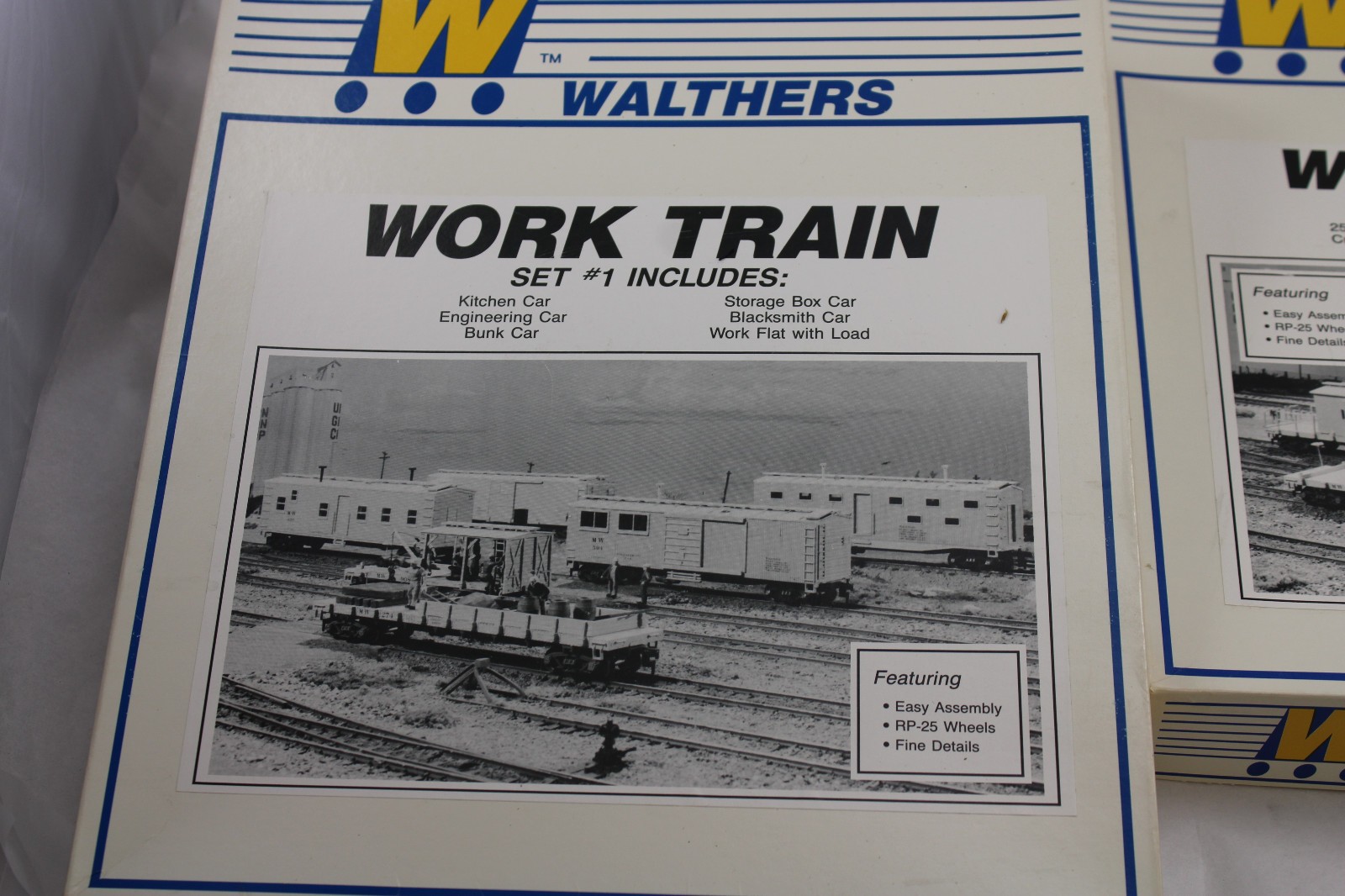 HO Kit Cars – Walthers Work Train – Multi Kit Set 1 or 2 – Your Choice
