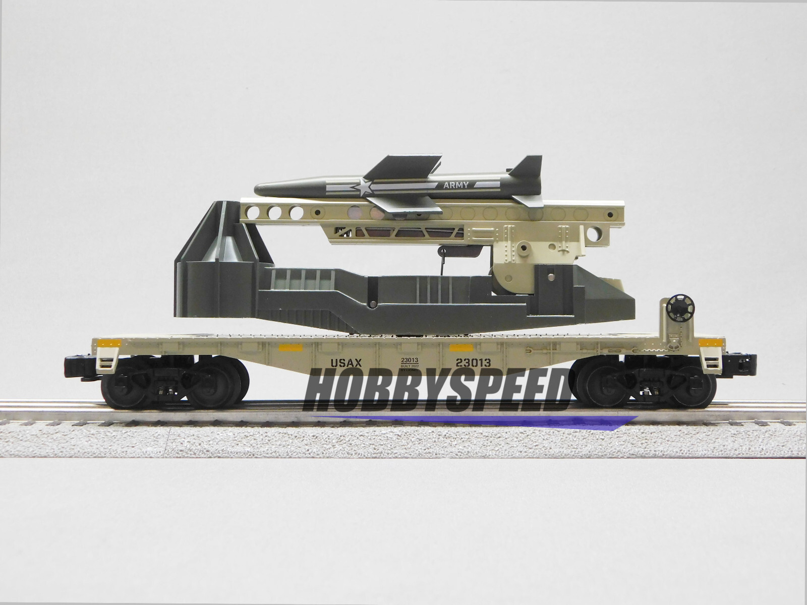 LIONEL US ARMY MISSILE LAUNCH CAR #23013 O GAUGE military train 2223010-M NEW