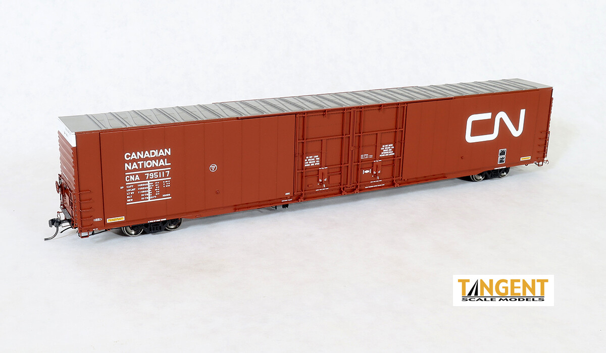TANGENT HO Greenville 86′ Double Plug Door Box Car 25039 CN ‘Delivery 10-1978’