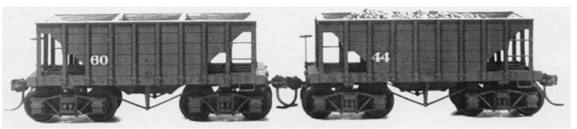Tichy 4012 HO Scale Undecorated 22′ Wood Ore Car Kit (Set of 2)
