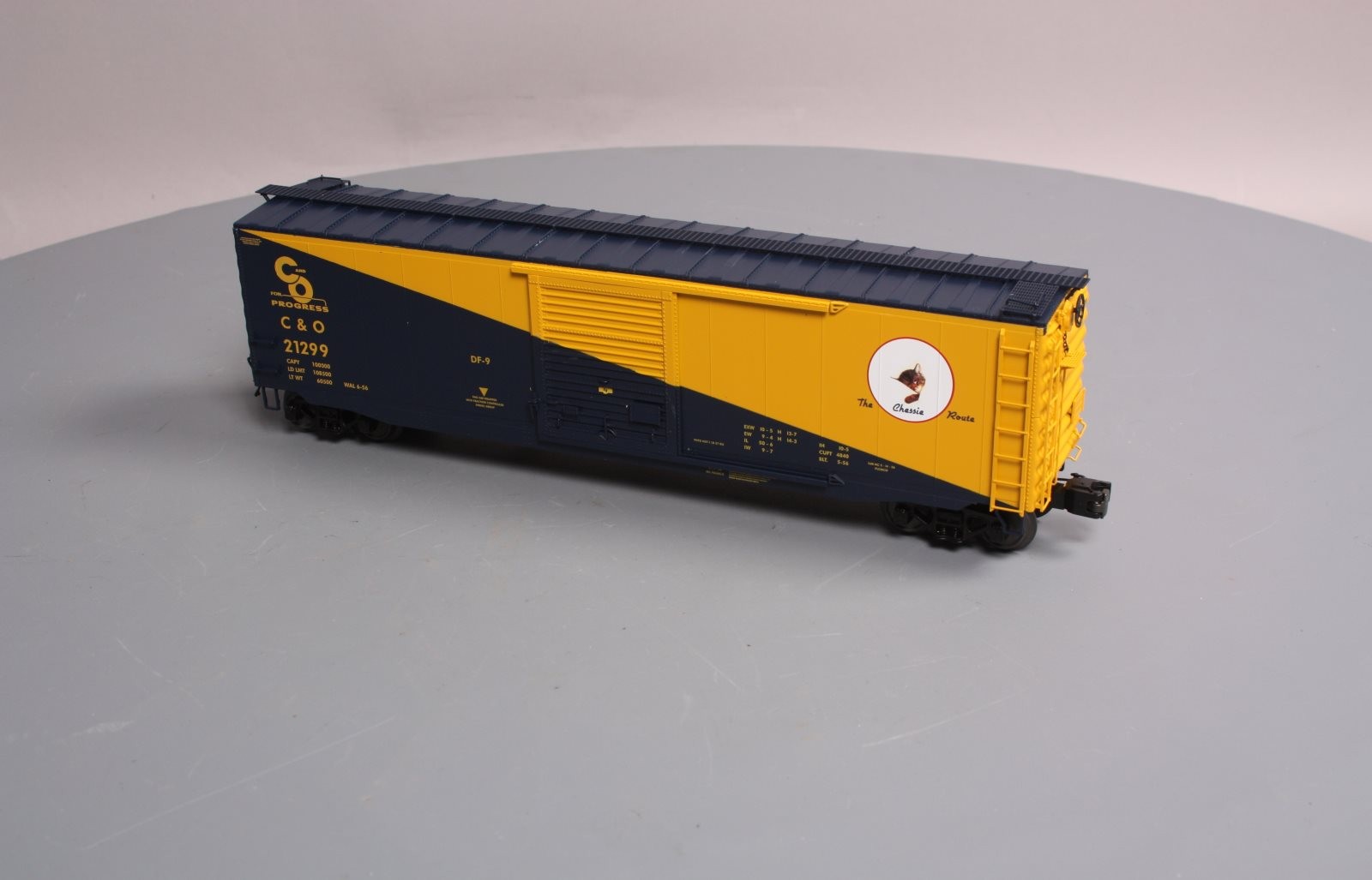 MTH 20-93584 O Chesapeake & Ohio 50′ PS-1 Box Car w/Youngstown Door #21299 LN