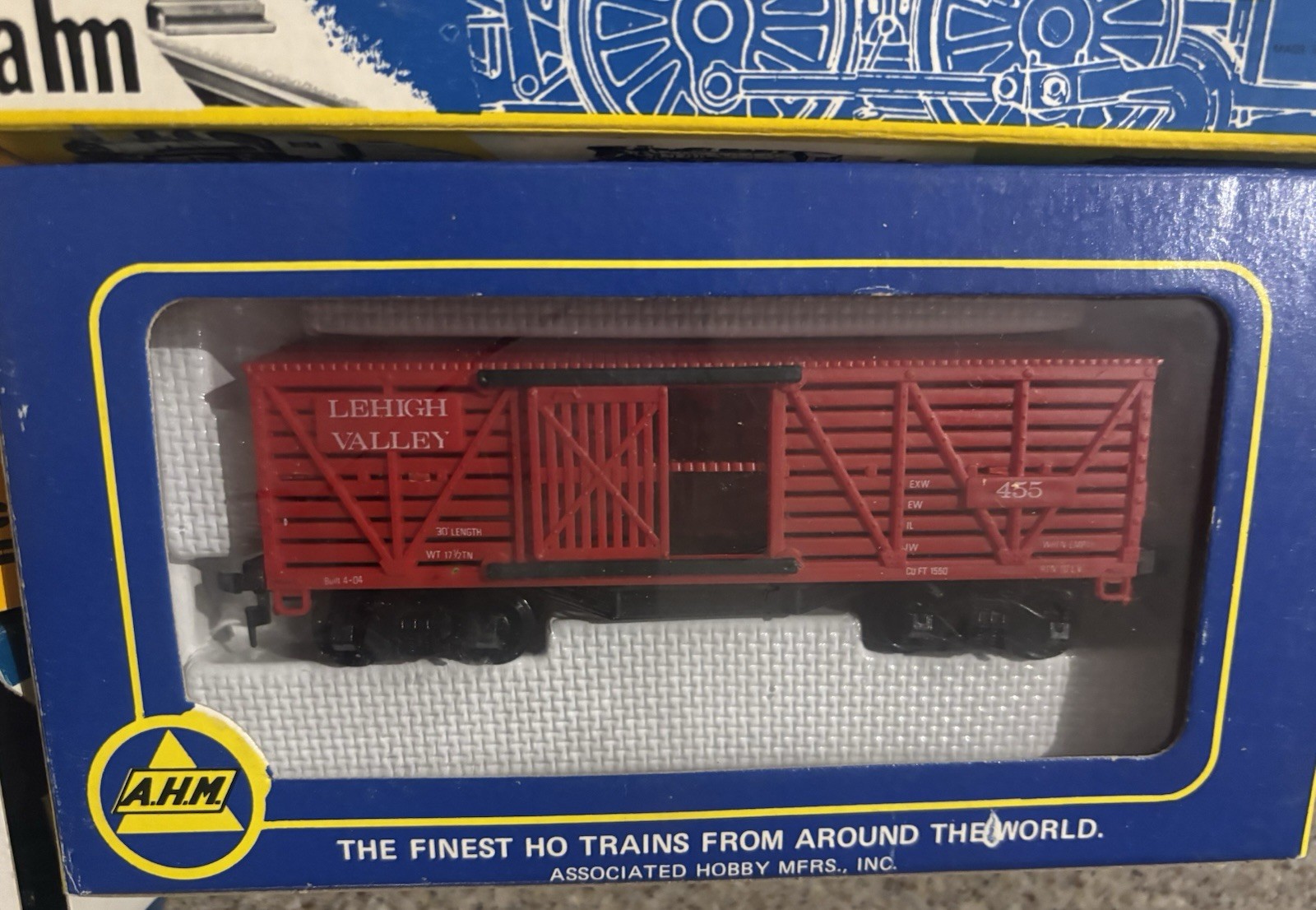 Vintage Lot Of 13 AHM HO Scale Freight Cars Multiple RR Names SeeDescription NIB