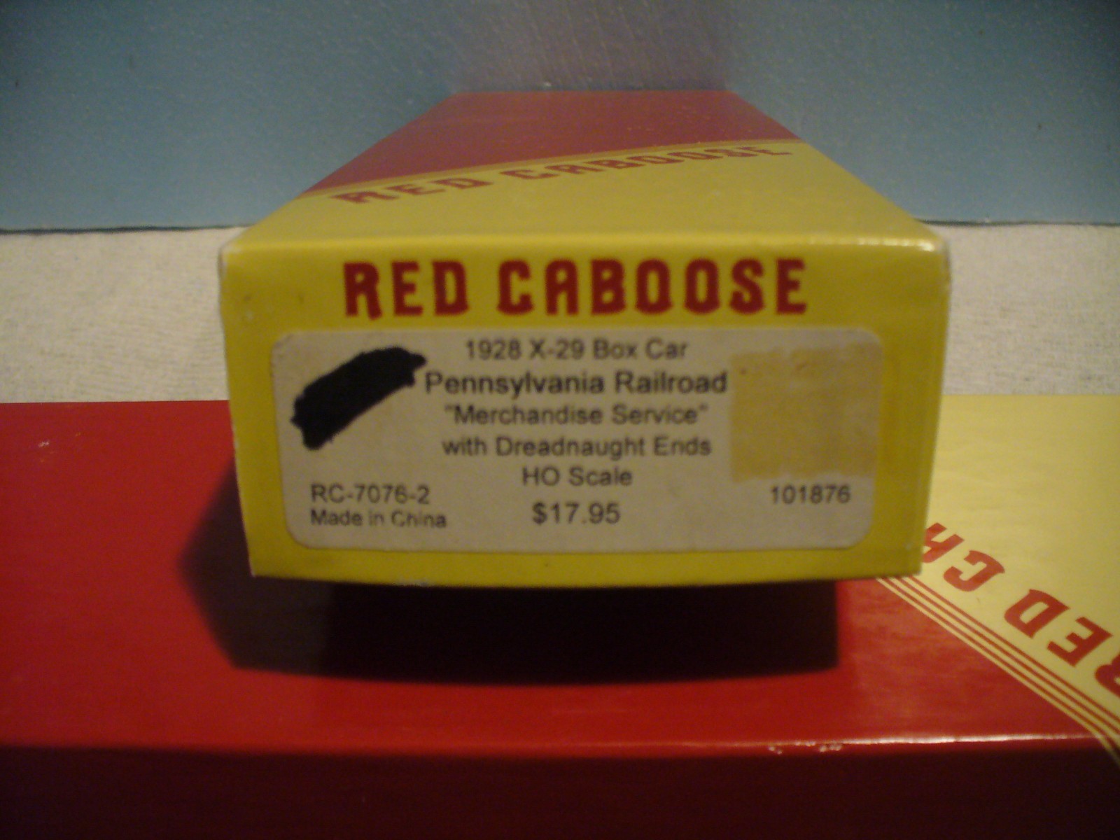 RED CABOOSE #7076-2 HO ‘1928 X-29 Box Car kit-PENNSYLVANIA RR-MINT/NIB!