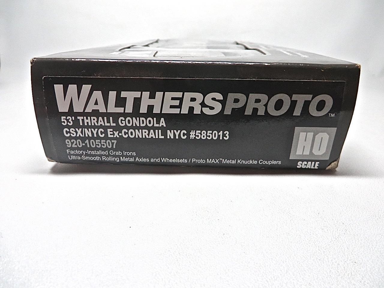 HO Walthers 920-105507 CSX Ex-CONRAIL New York Central 53′ Thrall Gondola