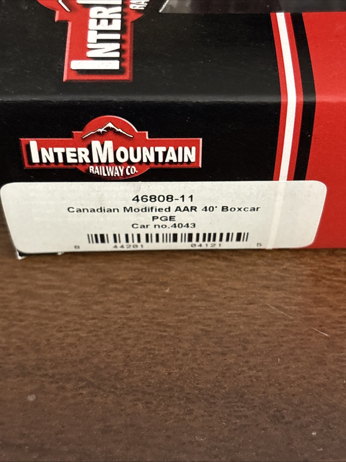 Intermountain 46808-11 HO Canadian Mod AAR 40′ Box Car PGE New #4043