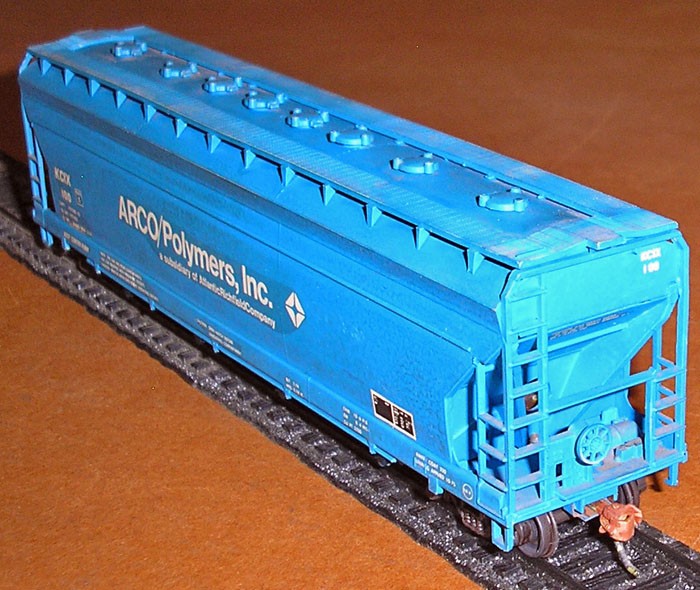 Arco Polymers ACF “Centerflow” 4-bay covered hopper