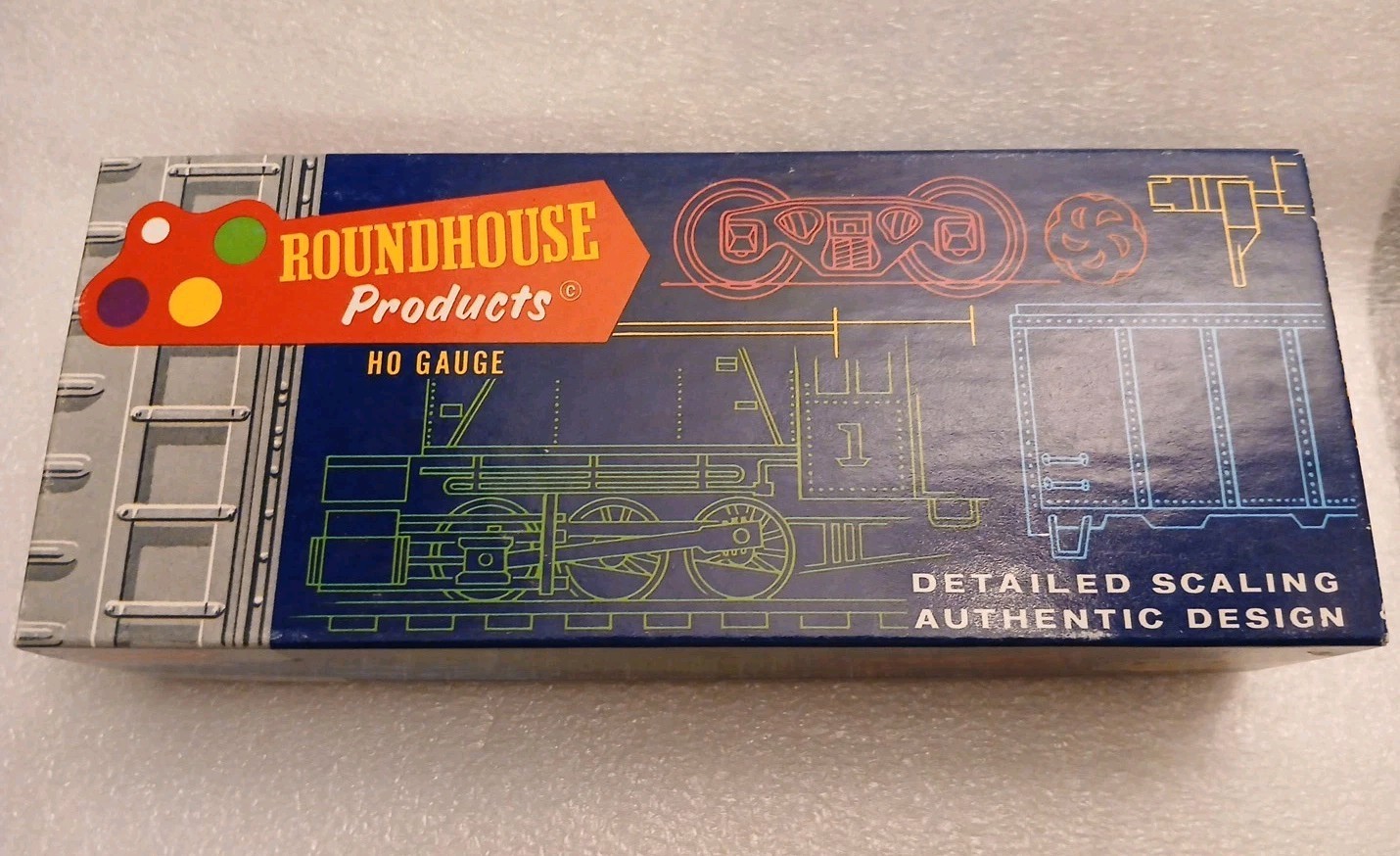 HO-Scale 40′ Box Car Kit Assembled Western Pacific WP 1953 Roundhouse Products