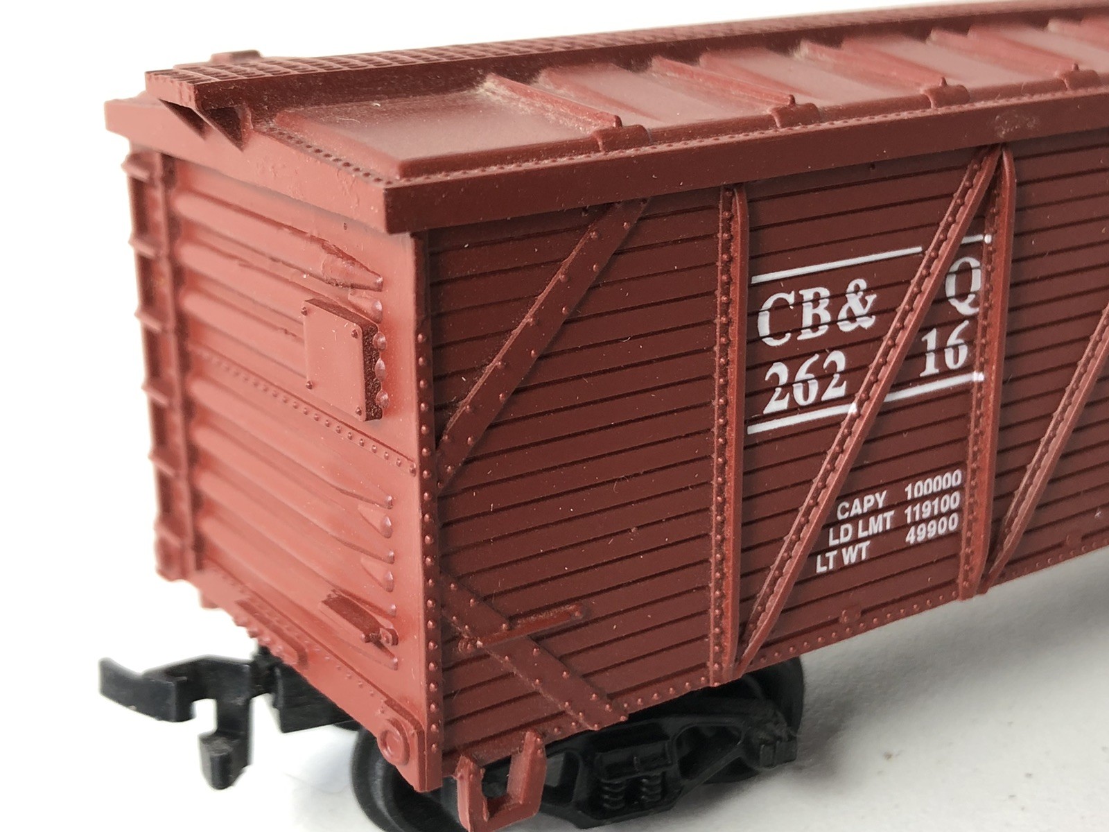 Industrial Rail Brown CB&Q #26216 Stock Cattle Car