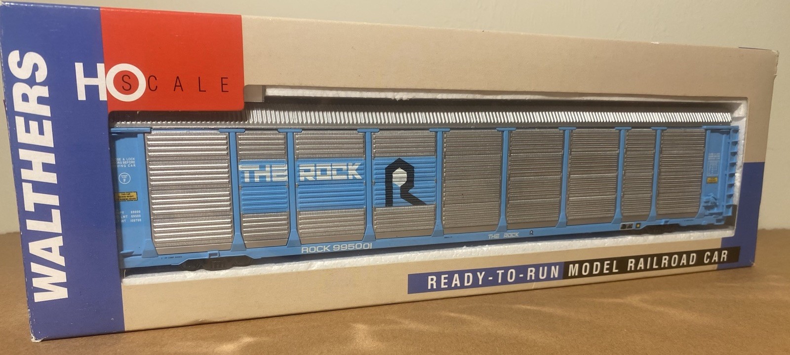 Walthers 932-4869 Rock Island “The Rock” Thrall 89’ Tri-level Auto Carrier -New